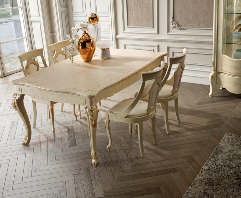 Dining table extendable Classic r Design Table Italian Furniture Tables Wood Dining