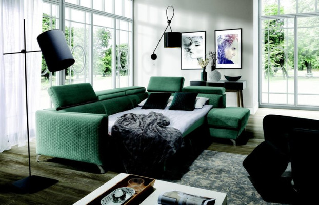 Modern Corner sofa Couch Upholstery Suite Living landscape Sofa Couch Corner Seat new