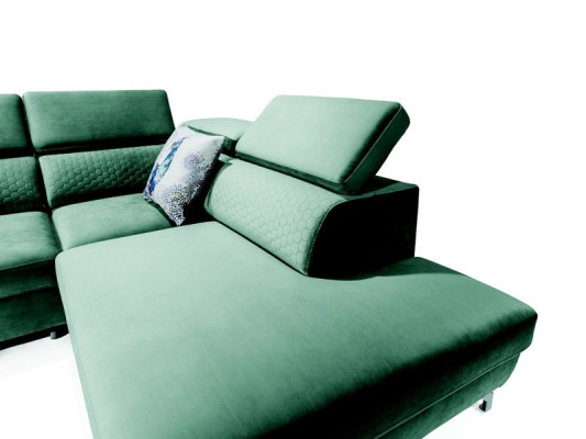 Modern Corner sofa Couch Upholstery Suite Living landscape Sofa Couch Corner Seat new