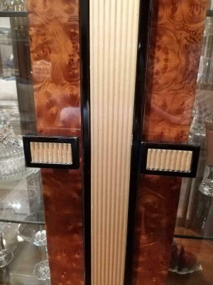 Glass Display case Wardrobe Showcases Living room Cabinets Design Baroque Rococo