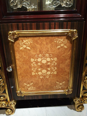 Display case Wardrobe Showcases Living room Show Cabinets Design Baroque Rococo