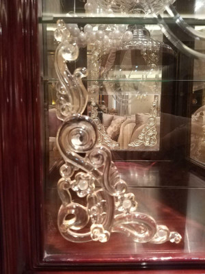 Display case Wardrobe Showcases Living room Show Cabinets Design Baroque Rococo