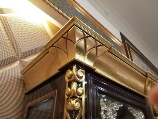 Display case Wardrobe Showcases Living room Show Cabinets Design Baroque Rococo