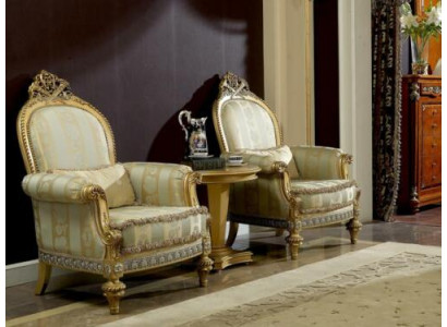 Royal Armchair Carvings Baroque Rococo Antique Style Sofa Couch Throne Furniture