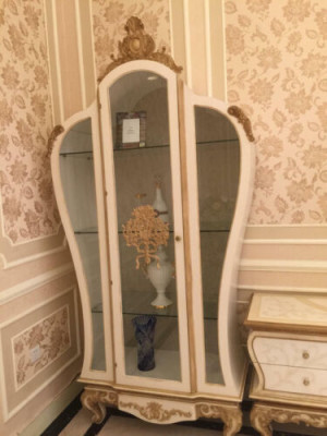 Classic r Showcases Wardrobe Display case Living room Show Cabinets Decoration Design