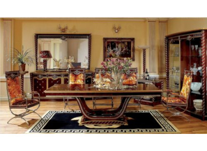 XXL luxury dining table table baroque rococo wooden table solid wood classic tables