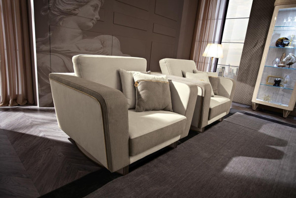 Furniture Furnishings Single Seater Relax Club Lehn Luxury Armchair Design Chair Hotel new