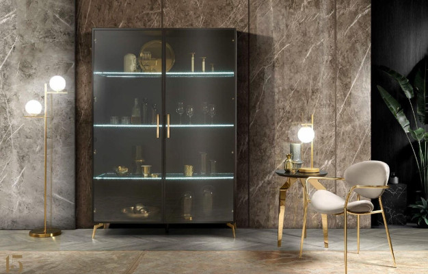 Display case Wardrobe Showcases Cabinets Design Italian Furniture Living room Wardrobe