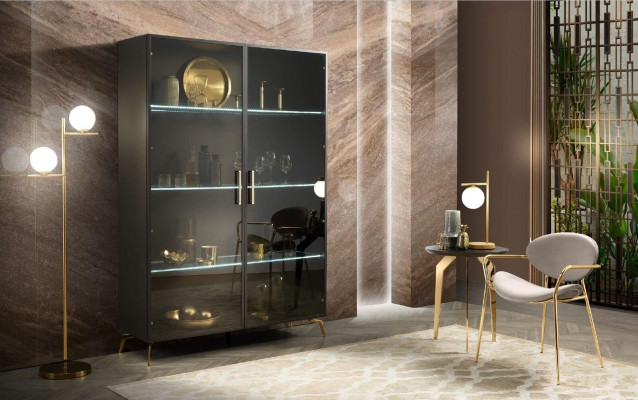 Display case Wardrobe Showcases Cabinets Design Italian Furniture Living room Wardrobe