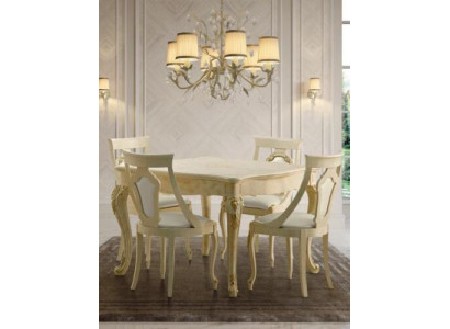 Tables Dining table Extendable Classic r Design Table Italian Furniture Wood Dining