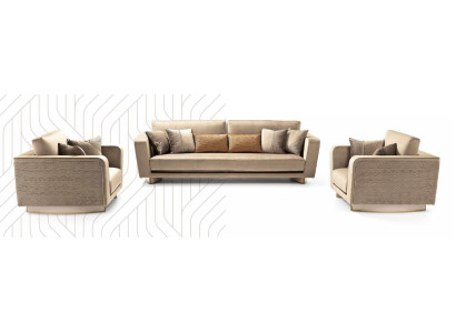 Armchair Design Couch Sofa Fabric Relax Lounge Luxury TV Club Upholstery Seater