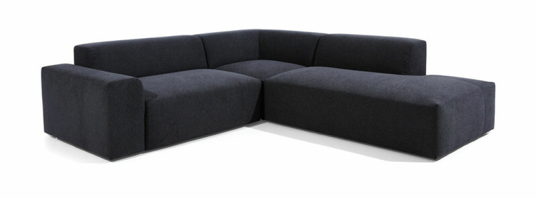Corner sofa L-shape Sofa Living landscape Suite Upholstery Fabric Design Modern