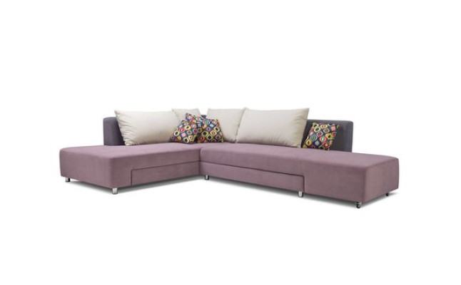 Luxurious large corner sofa is made from high quality material from European furniture manufacturers