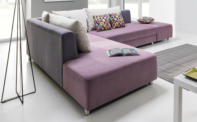 Luxurious large corner sofa is made from high quality material from European furniture manufacturers