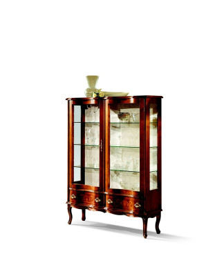 Sideboard glass cabinet baroque display case wood showcases luxury glass cabinets furniture new