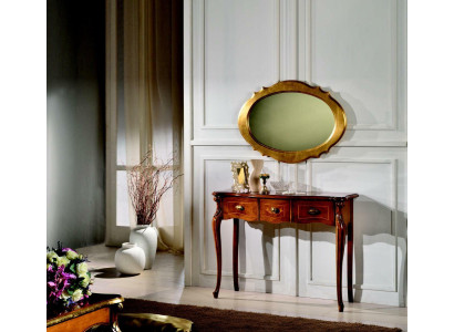 Furniture Style Baroque Console table Mirror Wood Italian Tables Group