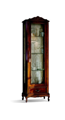 Designer Italian Luxury Chic Wood Furniture Baroque Style Wardrobe Display case Living room