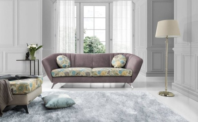Design 3 Seater Relax Club Sofas Lounge Sofa Textile Upholstery Couch Fabric Couches