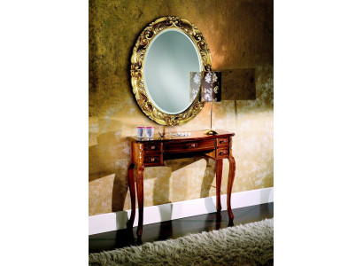 Italian Furniture 2-piece Suite Secretary with Spiege Wood Real wood Baroque style