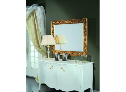 Wall mirror Mirror Bathroom Hallway Design Salon Antique Style Glass Vintage Baroque Rococo