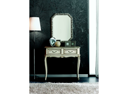 Furniture Style Baroque Console table wall table Table White Classic r Wood 90 cm new
