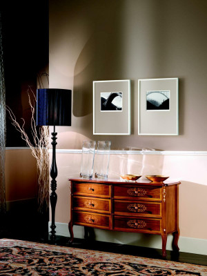 Italian Wood Chest of drawers Baroque Style Sideboard Chests of drawers Classic Furniture new