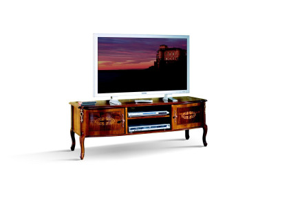 Tv Lowboard TV cabinet Wardrobe Table Living room Wood Furniture Baroque style