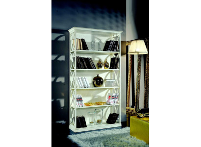 Design Luxury Books Shelves White Classic n Style Wardrobe Wood Italian