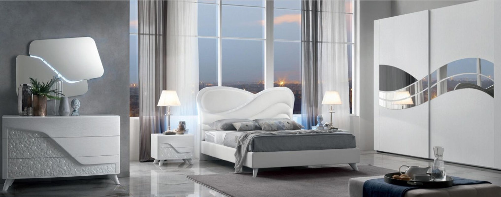 Chest of drawers with Mirror Wood Chests of drawers Furniture Wardrobe Bedroom White Sideboard new