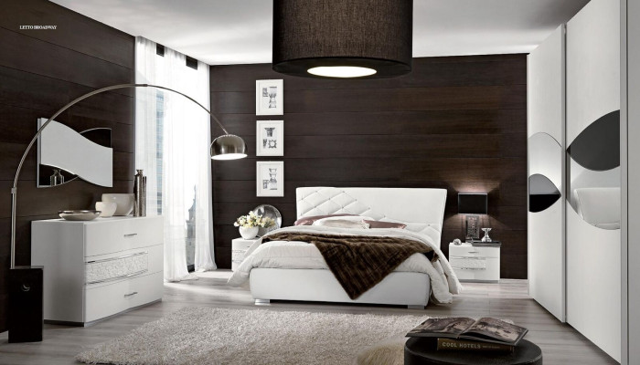 Bed Bed frame e Bed frame Beds Double Luxury Double bed White Modern Design