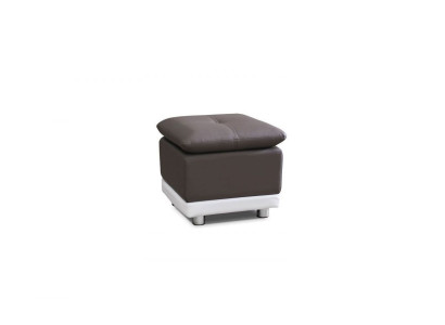 XXL Footstool Stool Leather Textile Ottoman Designer Pufa Ottoman