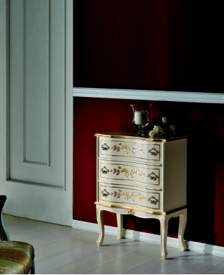 Designer Italian Wood Furniture High Wardrobe Chests of drawers Cabinets White