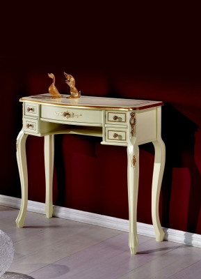 Design Luxury Furniture Secretary Antique Style Baroque Table Wood Italian Furniture new
