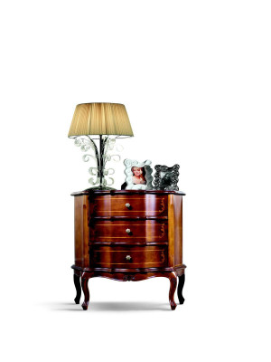 Italian Furniture Design Chest of drawers Wardrobe Brown Luxury Wood Furniture Style Baroque
