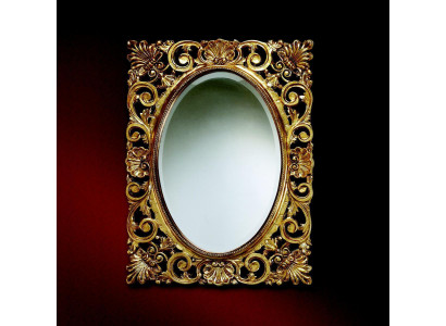 Mirror wooden frame Wall mirror Classic r Design Baroque Rococo Wood Frame xxl