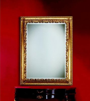 Design xxl Mirror Wall mirror Real Wood Frame Hanging Mirror Luxury Furniture Baroque