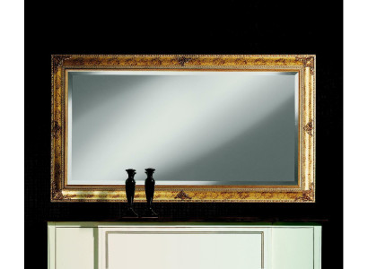 Wall mirror Wood Frame Hanging Mirror Golden Mirror Wall mirror Living room new