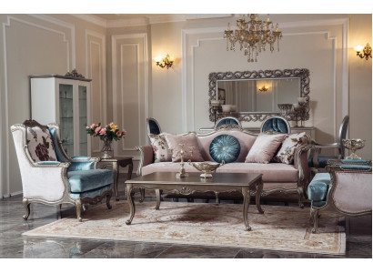 Sofa set sofa luxury sofas armchair 3+1+1 seater coffee table set 4 pieces