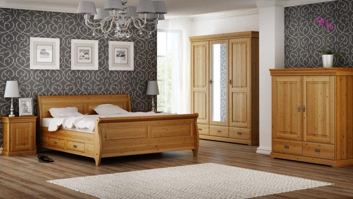 Design Bedroom Sets Complete Bed Wardrobe Bedside table 5-piece set