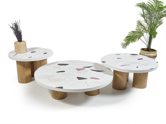 Coffee tables Side tables Design Living room 3 pcs. Italian style