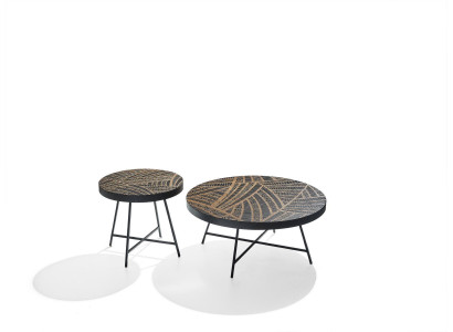 Design side coffee tables coffee table round tables black luxury 2 pieces