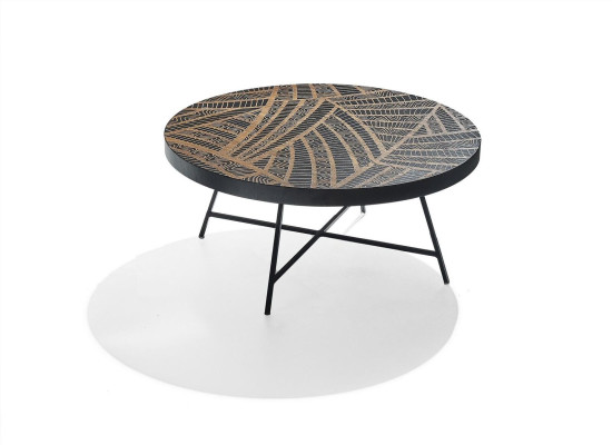 Design side coffee tables coffee table round tables black luxury 2 pieces