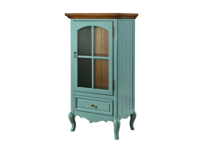 Classic Display case Wardrobe Living room Showcases American Furniture green