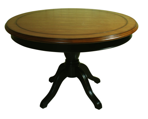 Dining room table Round 122 cm Solid Wood Dining table Kitchen table Table Real wood new