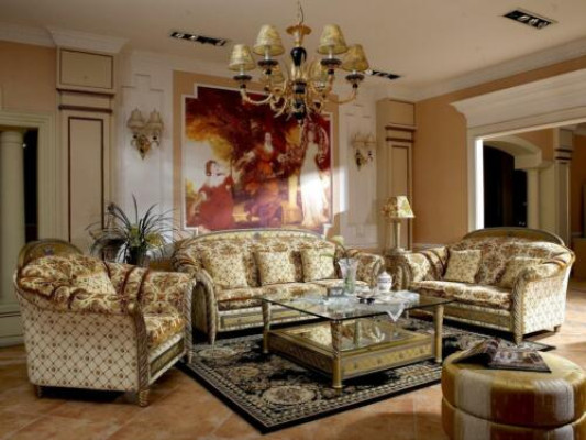 1 Seater Elegant Armchair Couch Sofa Upholstery TV Chair Baroque Rococo Luxury