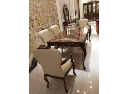 Classic r designer Big Table Dining room Tables Baroque Wood Antique Style Rococo