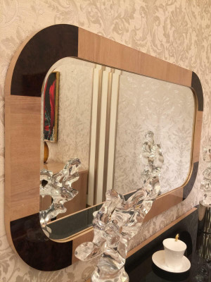 Dressing table with Mirror Luxury Console Chest of drawers Bedroom Console table Wood