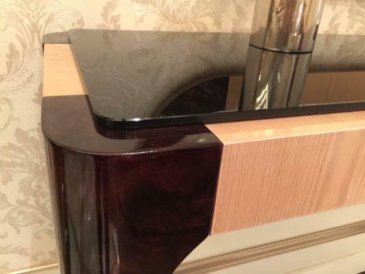 Dressing table with Mirror Luxury Console Chest of drawers Bedroom Console table Wood