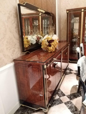 Chest of drawers Chests of drawers Wardrobe Baroque Rococo Sideboard Console XXL Buffet Furniture Polished