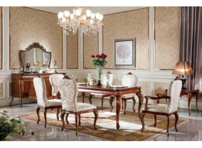 Classic r designer Big Table Dining room Baroque Wood Antique Style Rococo Tables